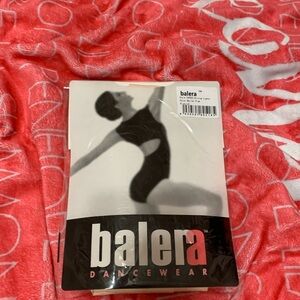 Girls ballet pink stirrup tights